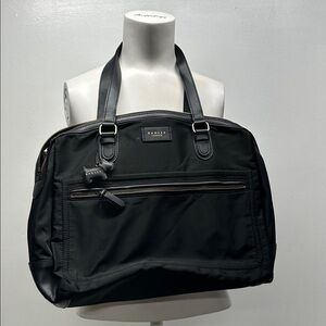 Radley London Spring Park Tote Bag Shoulder Purse Laptop Travel Nylon Black